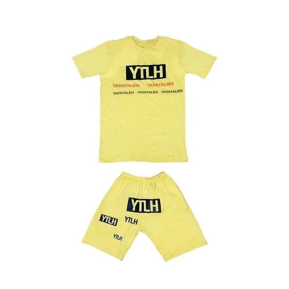 Yellow T-shirt & short set